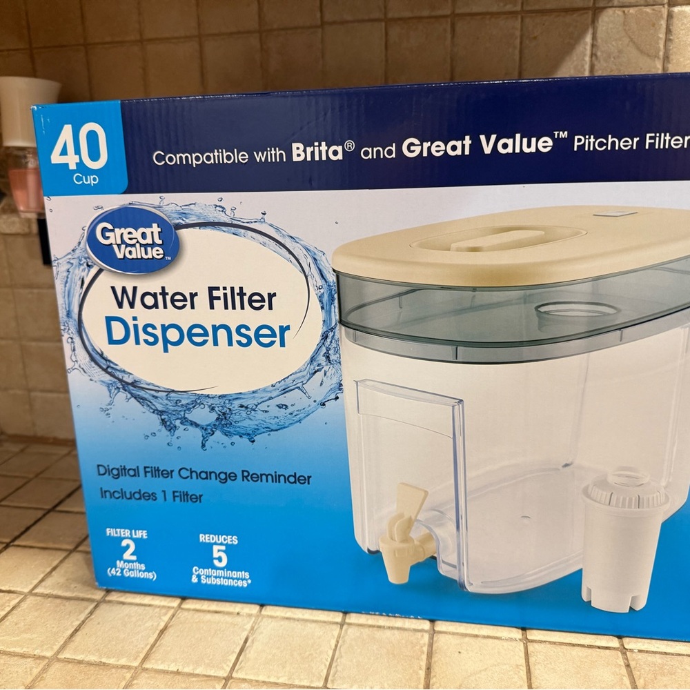 Great Value Water Filter Dispenser
